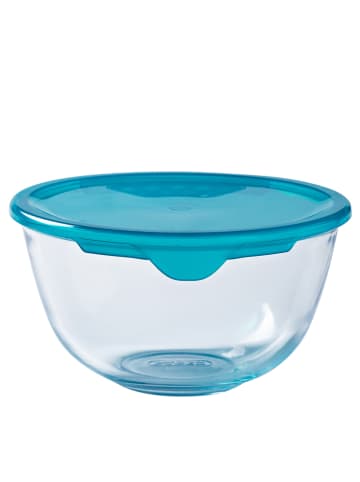 Pyrex Kom met deksel "Prep & Store" blauw - 500 ml