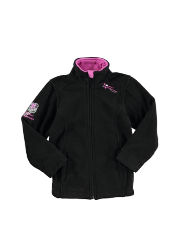 Peak Mountain Fleecejacke in Schwarz