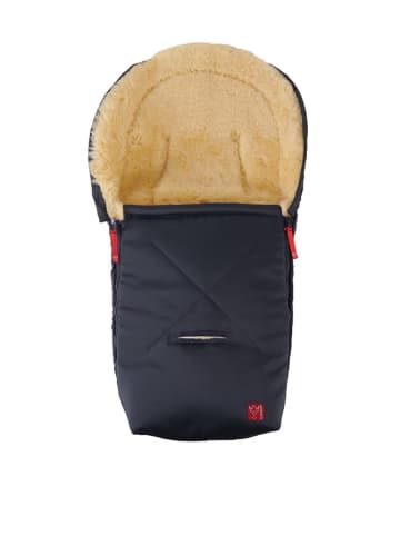 Kaiser Naturfellprodukte Lammfell-Kuschelsack "Emma" in Dunkelblau - (B)40 x (L)80 cm
