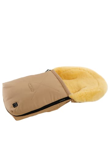 Kaiser Naturfellprodukte Śpiworek wełniany "Emma" w kolorze beżowym - 40 x 80 cm