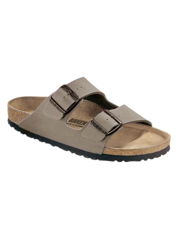 Birkenstock Pantoletten "Arizona" in Grau - Weite S