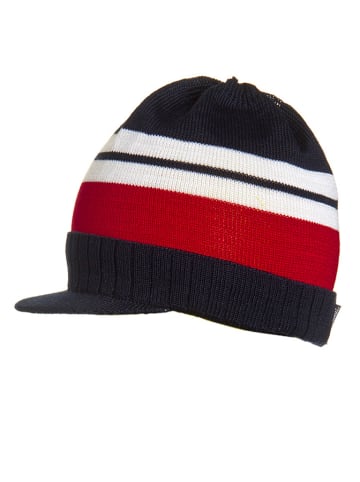 Döll Muts donkerblauw/rood/wit