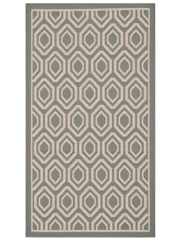 Safavieh Kunstfaser-Teppich "Felix" in Anthrazit/ Beige