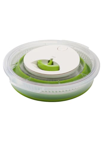 Emsa Wirówka "Basic" w kolorze biało-zielonym do sałaty - 4 l