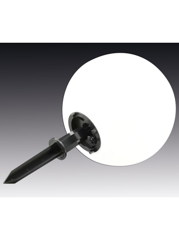 näve Gartenstecker in Weiß/ Schwarz - (H)83 cm