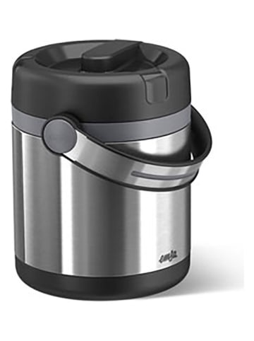 Emsa Edelstahl-Isolier-Speisegefäß "Mobility" in Silber/ Schwarz - 1,2 l