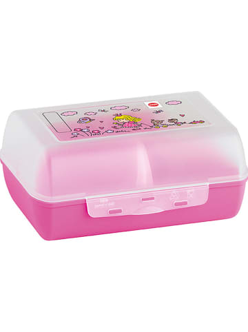 Emsa Pudełko w kolorze różowym na lunch - 16 x 7 x 11 cm