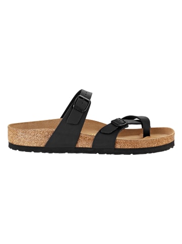 Birkenstock Zehentrenner "Mayari" in Schwarz - Weite S