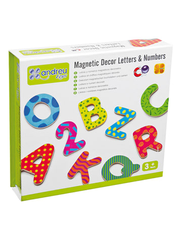 Andreu Toys 75-częściowy zestaw magnesów