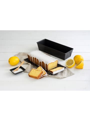 Zenker Forma "Black metallic" w kolorze czarnym do pieczenia - 30 x 11,5 cm