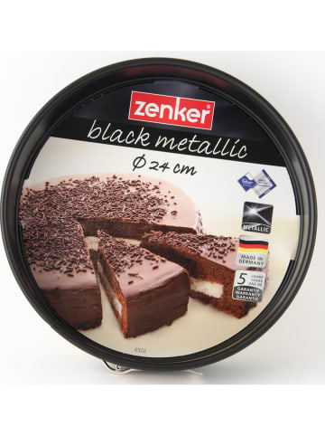 Zenker Tortownica "Black metallic" w kolorze czarnym - Ø 24 cm
