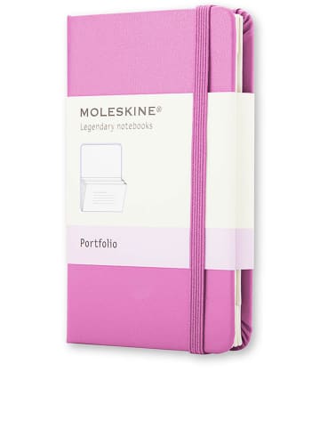Moleskine Portfolio "Portfolio" roze - (B)6,5 x (H)10,5 cm