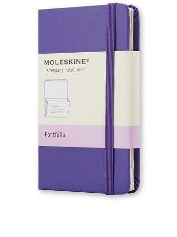 Moleskine Portfolio "Portfolio" paars - (B)6,5 x (H)10,5 cm