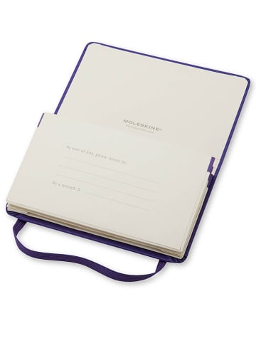 Moleskine Teczka w kolorze fioletowym z przegródkami - 6,5 x 10,5 cm