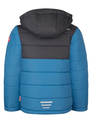 Trollkids Ski-/ Snowboardjacke "Hemsedal" in Blau/ Orange