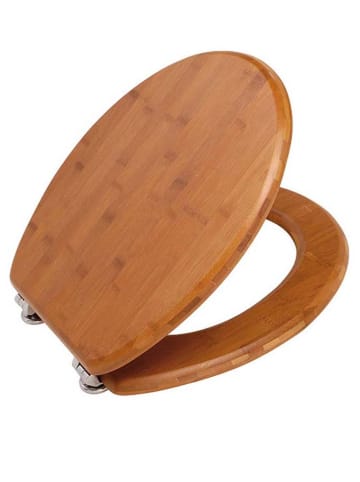 Wenko Toiletbril "Bamboe" lichtbruin