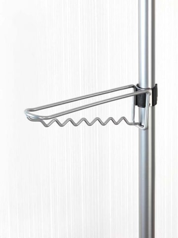 Wenko Garderobe "Apollon" in Silber - (B)61 x (H)300 x (T)28 cm