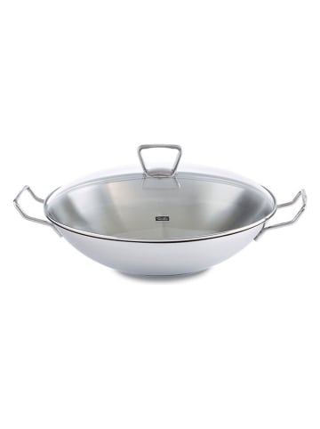 Fissler 2-delige set: roestvrijstalen wokpan met deksel "Kumming" - Ø 36 cm