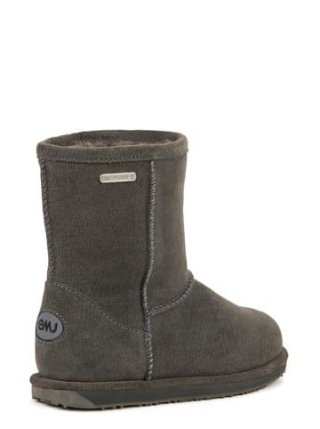 EMU Leder-Winterboots "Brumby Lo" in Anthrazit