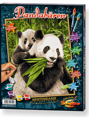 Schipper Schilderen op nummer-set "Pandaberen'' - vanaf 8 jaar