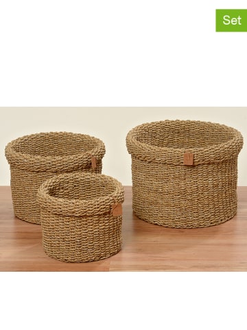 Boltze 3-delige set: manden "Sophy" naturel