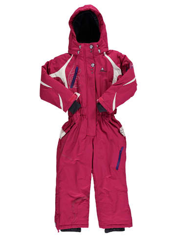Peak Mountain Kombinezon zimowy w kolorze różowo-białym