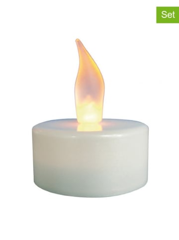 näve 6er-Set: LED-Teelichter in Silber - (H)5 cm