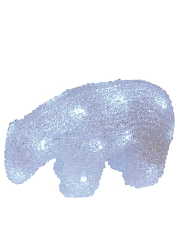 näve LED-Dekoleuchte "Eisbär" in Weiß - (H)11 cm