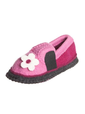 kitz-pichler Pantoffels "Bobby - Bloemen" lichtroze/roze