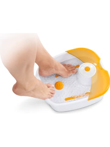 Medisana Wanienka-masażer 3w1 "FS 881" w kolorze biało-żółtym do stóp