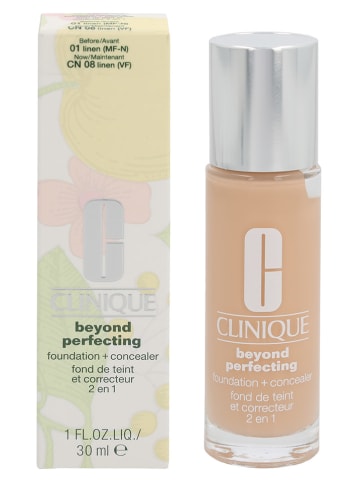 Clinique Foundation "Beyond Perfecting - CN08 Linen", 30 ml