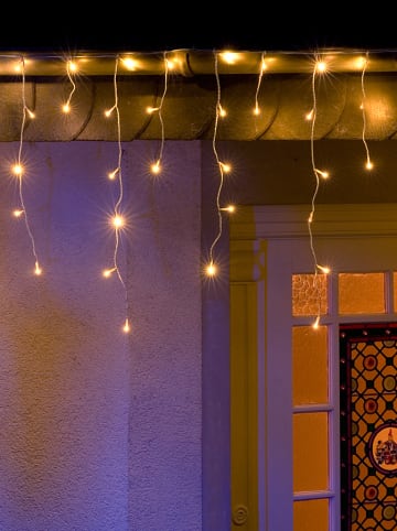 Konstsmide LED-Lichtervorhang in Warmweiß - (L)1630 cm