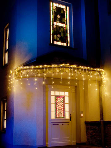 Konstsmide Ledlichtgordijn warmwit - (L)1.630 cm