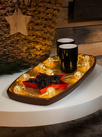 Konstsmide Girlanda LED w kolorze złotym - dł. 120 cm