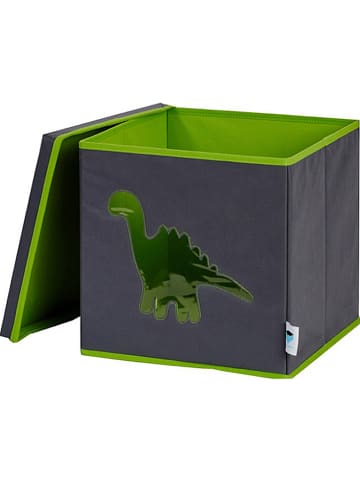 STORE IT Opbergbox grijs/groen - (B)30 x (H)30 x (D)30 cm