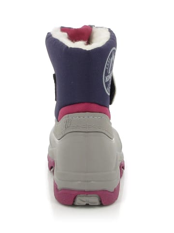 Kimberfeel Winterlaarzen "Abby" grijs/donkerblauw