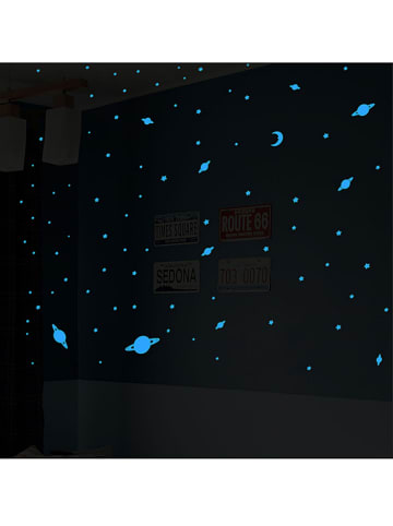 Ambiance Wandtattoo "Glow in the Dark - Universe Wall"