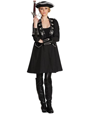 Party x People Piratenmantel in Schwarz