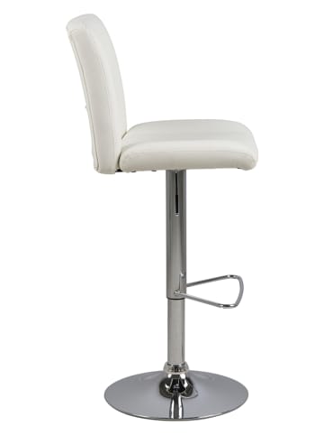 Actona 2er-Set: Barhocker "Sylvia" in Weiß - (B)41,5 x (H)115 x (T)52 cm