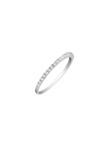 OR ÉCLAT Witgouden ring met zirkonia's