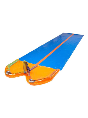 Happy People Waterglijbaan lichtblauw/oranje - vanaf 3 jaar - (L)165 x (B)180 cm