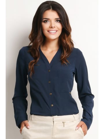 Awama Blouse donkerblauw