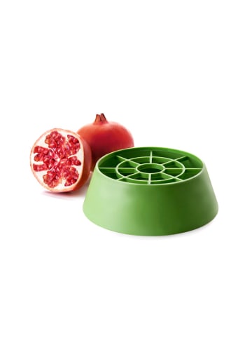 Utilinox Przyrząd w kolorze zielonym do owocu granatu - (W)6 x Ø 18 cm