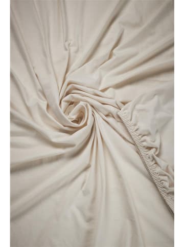Beddinghouse Jersey-Spannbettlaken in Creme