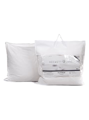 Heckett Lane Puchowa poduszka "Platinum" w kolorze białym
