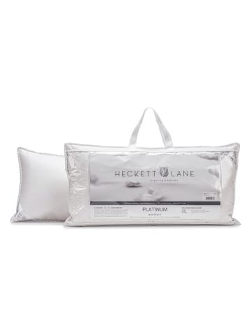 Heckett Lane Daunenkissen "Platinum" in Weiß