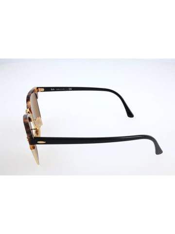 Ray Ban Męskie okulary przeciwsłoneczne w kolorze czarno-jasnobrązowym