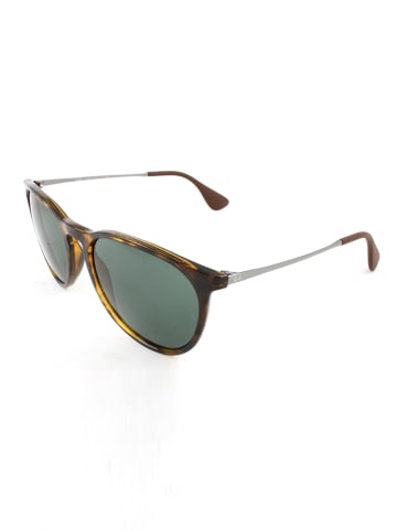 Ray Ban Damskie okulary przeciwsłoneczne w kolorze brązowo-srebrno-szaro-zielonym