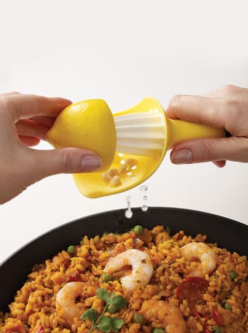 JosephJoseph Zitronenpresse "Catcher" in Gelb - (H)16,6 cm