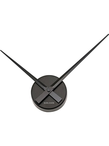 Karlsson Wanduhr "Little Big" in Schwarz - Ø 44 cm